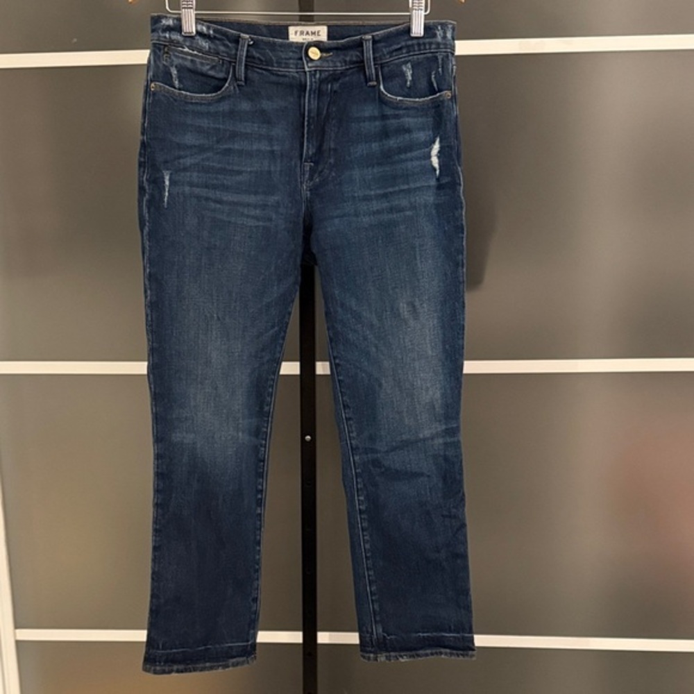 Frame Denim Women's Dark Blue Ankle Jeans 27